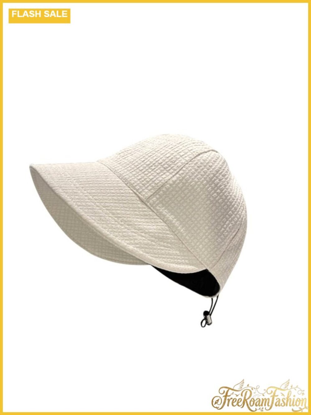 Cotton Bucket Sun Hat UPF 50+ Wide Brim Foldable Beach Outdoor
